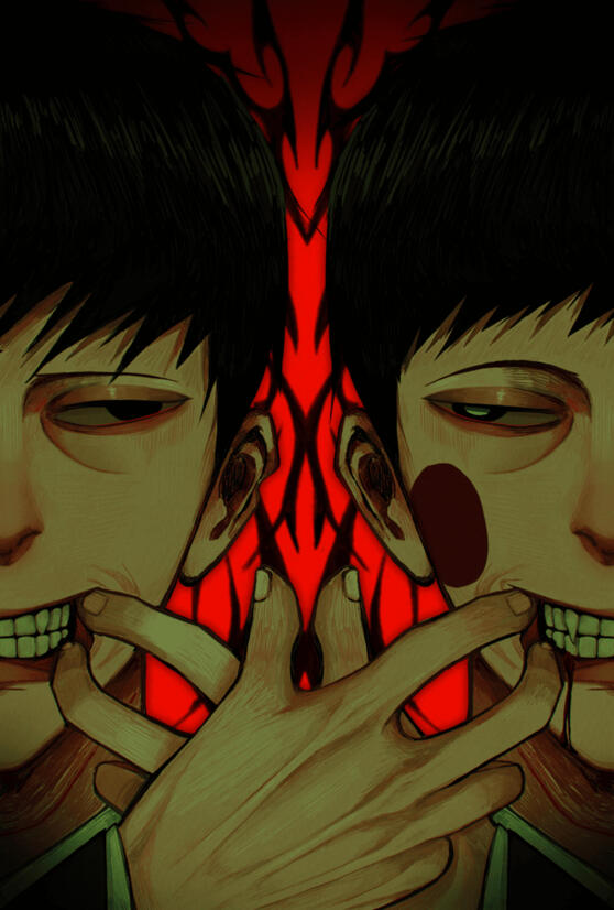 ekubo/yoshioka from mob psycho | commission